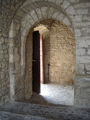 San Leo - porta interna
